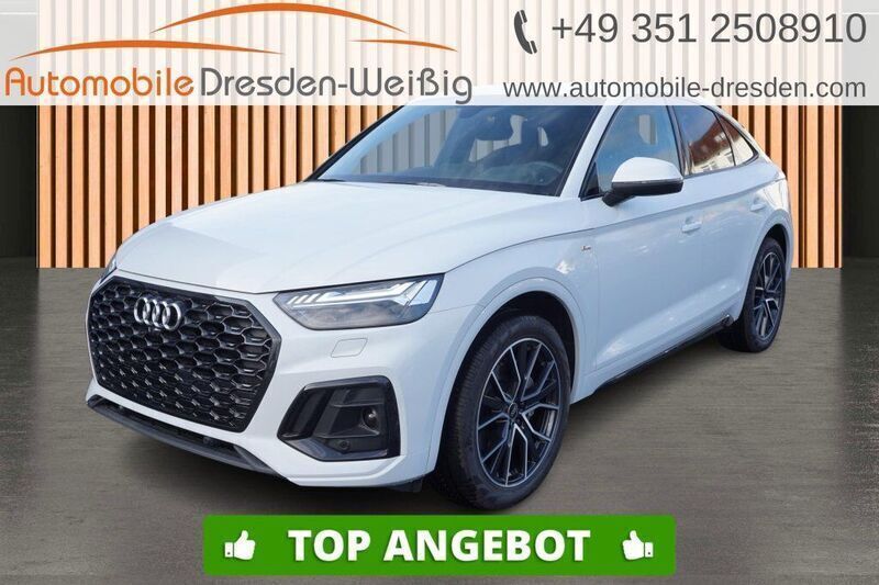 Gletscherweiss Gebraucht 2022 Audi Q5 Sportback S-Line SUV | 46.980 € (Guter Preis) - Bild 1/4