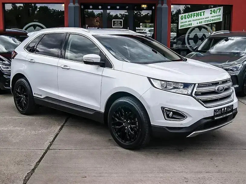 Gebraucht Ford Edge Titanium 180 PS (132 kW) 2017 Liquid weiß (metallic) SUV