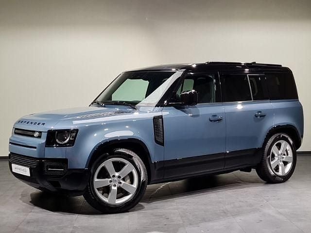 Blau, tasman blue Gebraucht 2024 Land Rover Defender SE Dynamic SUV | 75.790 € (Superpreis) - Bild 1/4