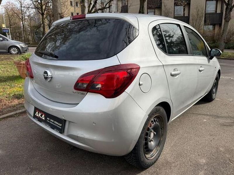 Gebraucht Opel Corsa drive 90 PS (66 kW) 2015 Silber Kleinwagen