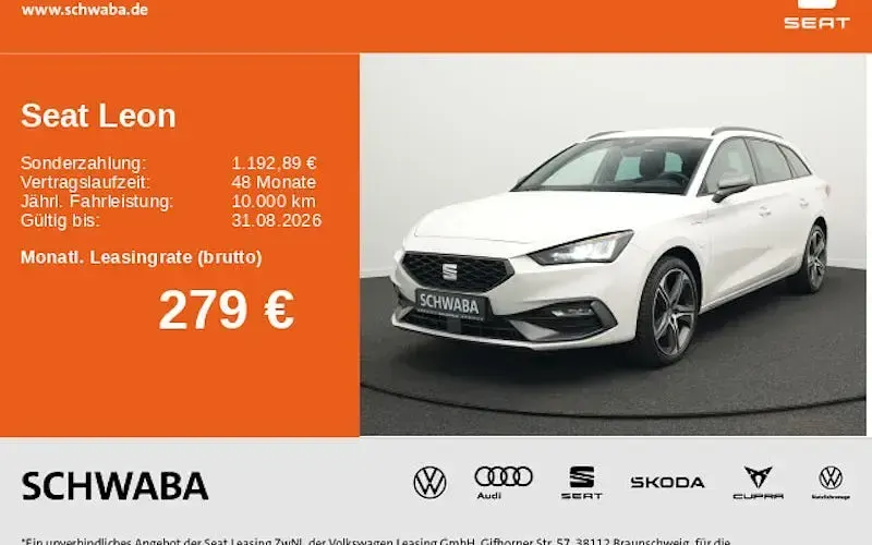 Gebraucht Seat Leon ST FR 204 PS (150 kW) 2023 Weiß Kombi