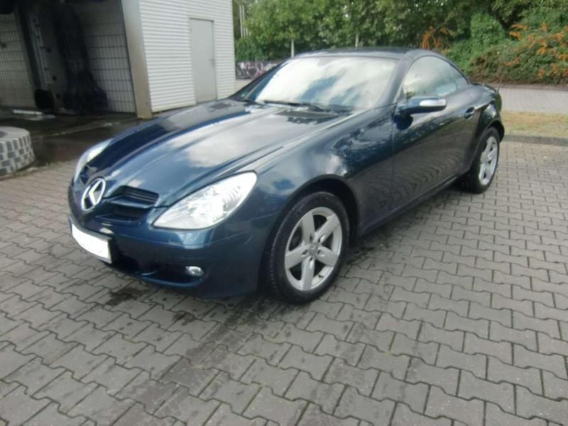 Blau Gebraucht 2008 Mercedes SLK200 Cabrio | 7.650 € (Superpreis) - Bild 1/4