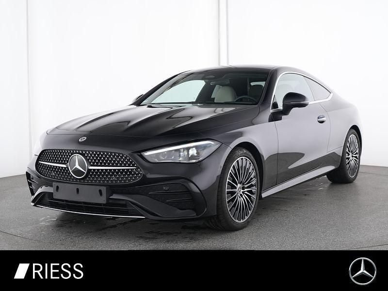 Metalliclack obsidianschwarz Gebraucht 2024 Mercedes CLE220 Coupé | 51.900 € (Superpreis) - Bild 1/4