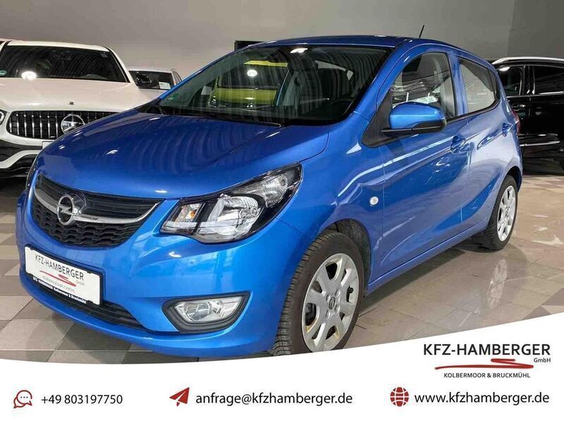 Blau Gebraucht 2016 Opel Karl Edition Kleinwagen | 7.950 € (Fairer Preis) - Bild 1/4