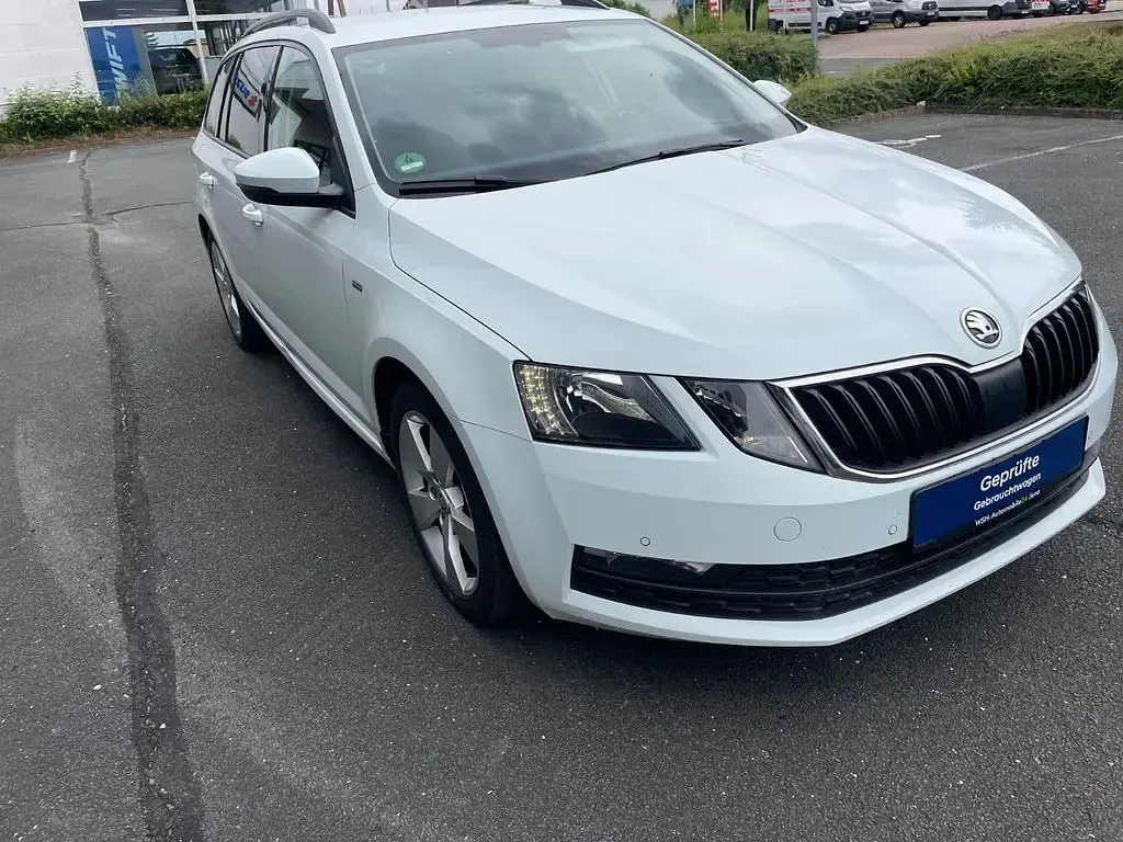 Gebraucht Skoda Octavia Clever 116 PS (85 kW) 2019 Weiß Kombi
