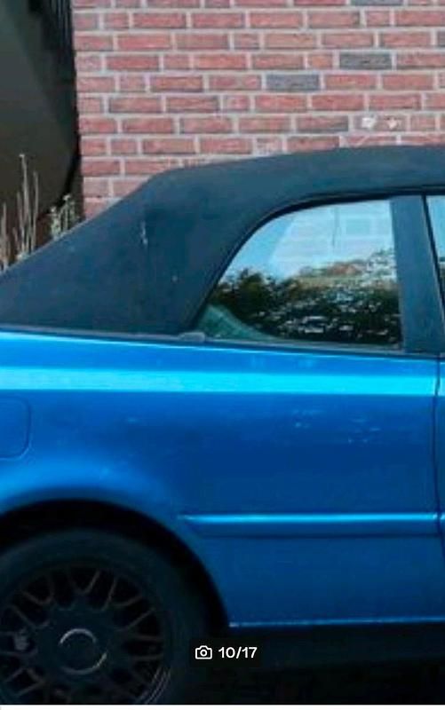 Brugt VW Golf Cabriolet 101 HK (74 kW) 2000 Blå Cabriolet