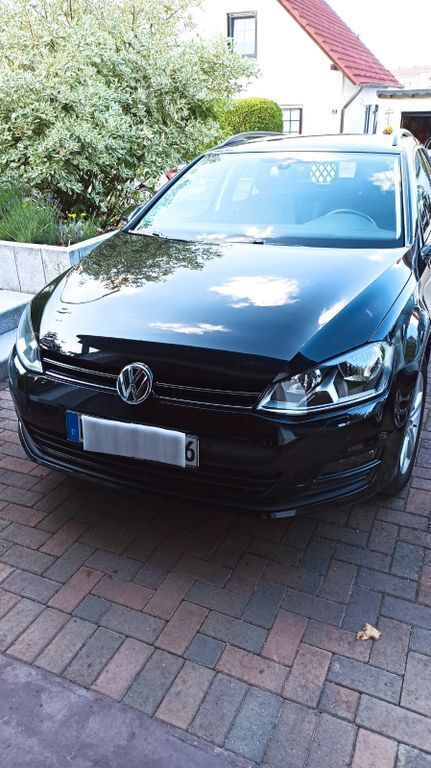 Schwarz Gebraucht 2015 VW Golf VII LOUNGE Kombi | 9.500 € - Bild 1/4