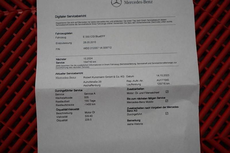 Gebraucht Mercedes E350 Avantgarde 292 PS (214 kW) 2010 Grau Limousine