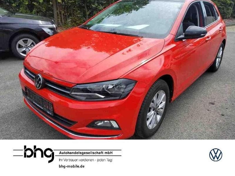 Rot Gebraucht 2021 VW Polo Highline Limousine | 15.830 € (Fairer Preis) - Bild 1/3