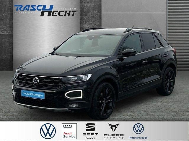 Schwarz Gebraucht 2021 VW T-Roc Sportline SUV | 20.730 € (Guter Preis) - Bild 1/4