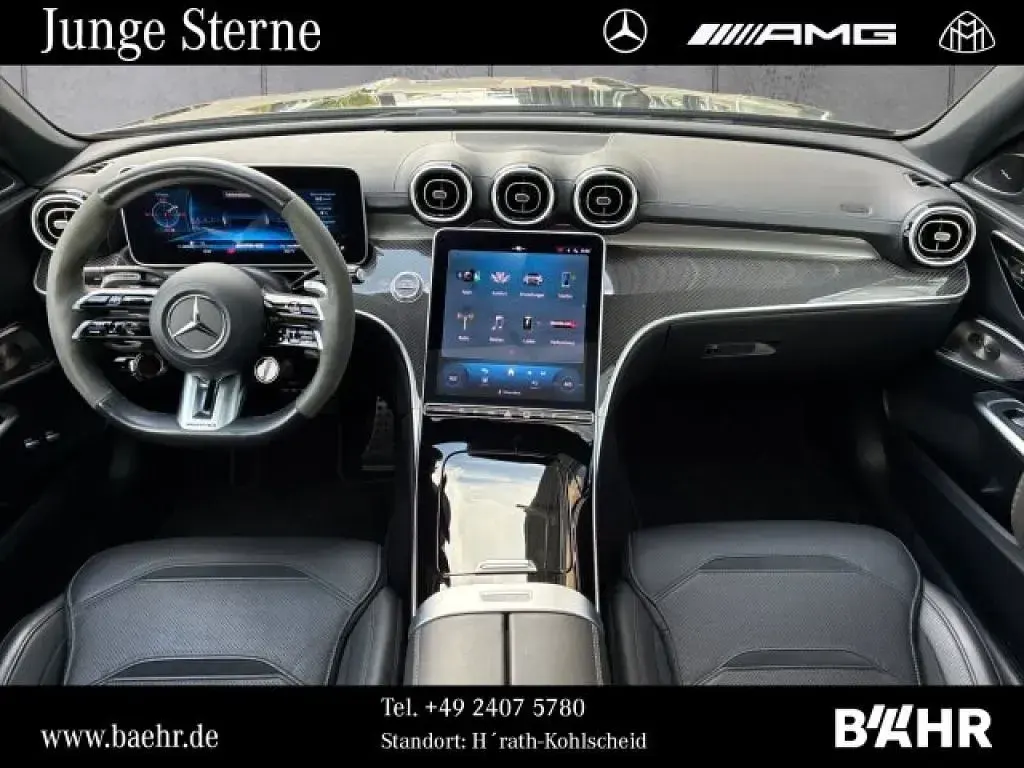 Gebraucht Mercedes C63 AMG AMG 476 PS (350 kW) 2024 Lack obsidianschwarz (metallic) Limousine