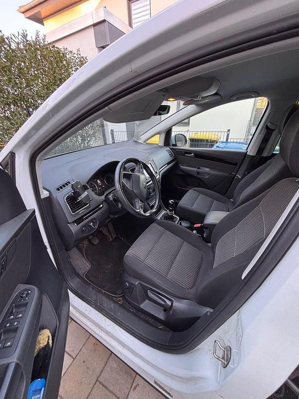 Gebraucht Seat Alhambra Style 150 PS (110 kW) 2017 Weiß Van / Kleinbus