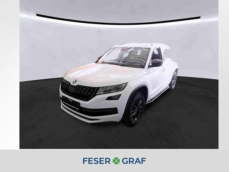 Weiß Gebraucht 2021 Skoda Kodiaq SportLine SUV | 31.180 € (Etwas zu teuer) - Bild 1/3