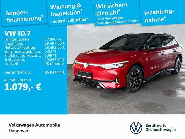 Gebraucht VW ID.7 GTX 250 kW (340 PS) 2026 Rot Kombi