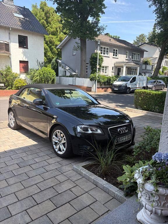 Schwarz Gebraucht 2008 Audi A3 Cabriolet Sport Cabrio | 8.900 € - Bild 1/4