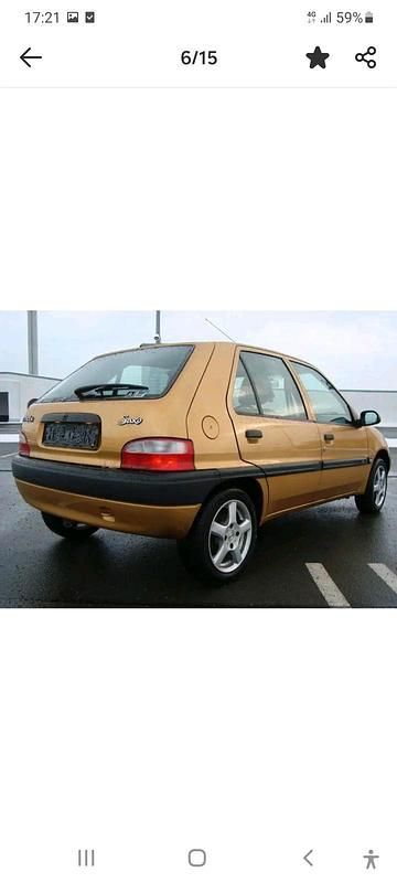 Gebraucht Citroën Saxo 75 PS (55 kW) 2000 Gelb Kleinwagen