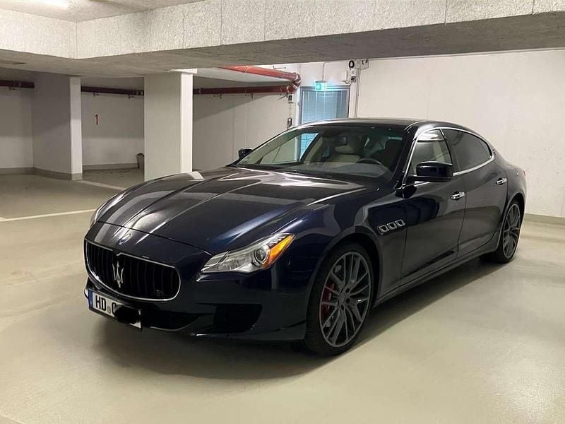 Blau Gebraucht 2015 Maserati Quattroporte Limousine | 41.999 € (Fairer Preis) - Bild 1/4