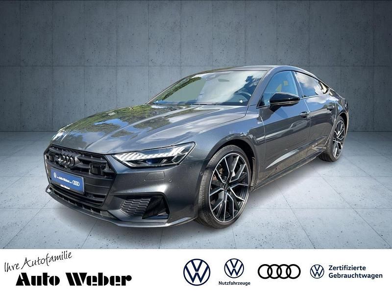Grau Gebraucht 2022 Audi A7 Sportback S-Line Kleinwagen | 62.880 € - Bild 1/4