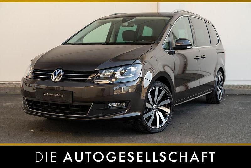 Gebraucht VW Sharan Allstar 150 PS (110 kW) 2017 Black oak brown metallic Van / Kleinbus