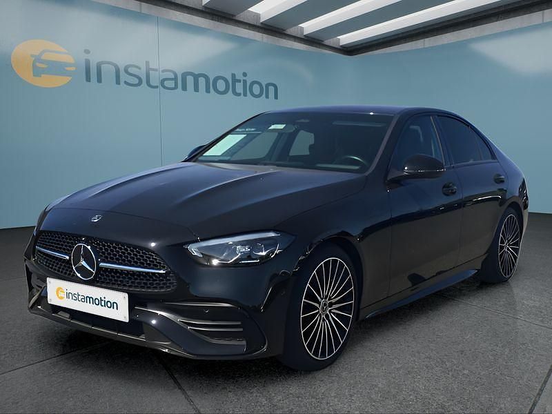 Schwarz Gebraucht 2024 Mercedes C300 Limousine | 49.449 € (Teuer) - Bild 1/4
