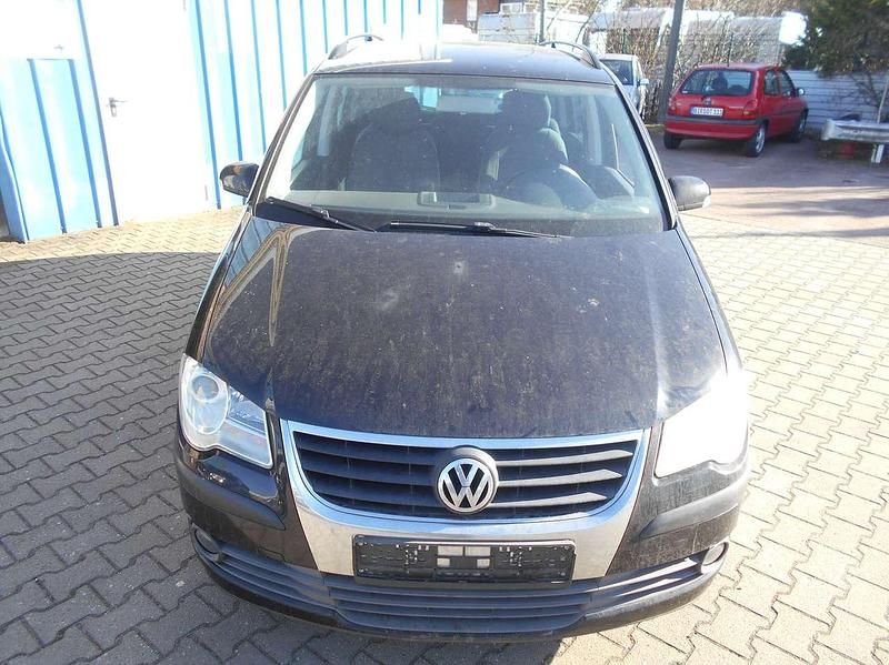 Gebraucht VW Touran Conceptline 109 PS (80 kW) 2007 Deep black perleffekt Van / Kleinbus