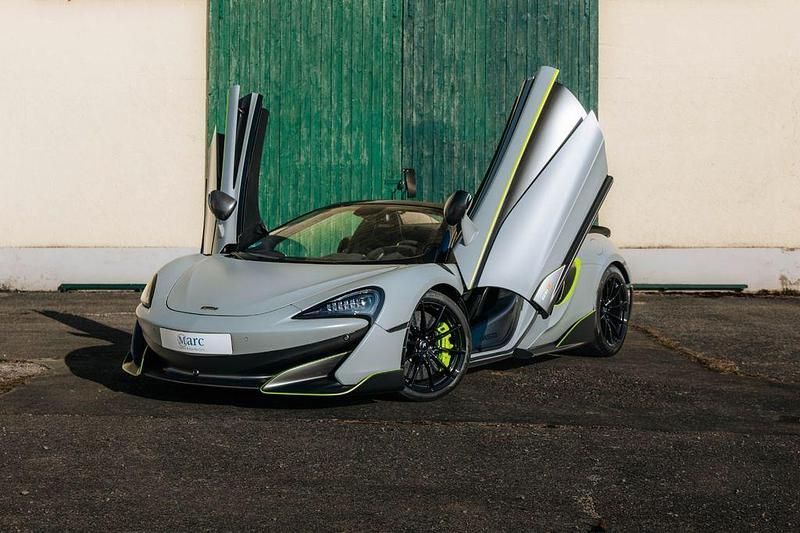 Silber (mso dove grey) Gebraucht 2020 McLaren 600LT Spider Cabrio | 319.900 € - Bild 1/4