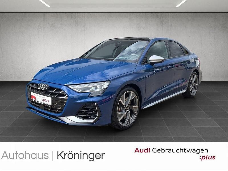 Ascariblau metallic Gebraucht 2024 Audi S3 Ambiente Limousine | 51.990 € (Etwas zu teuer) - Bild 1/4