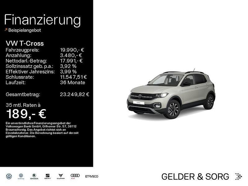 Gebraucht VW T-Cross Active 95 PS (69 kW) 2022 Grau SUV