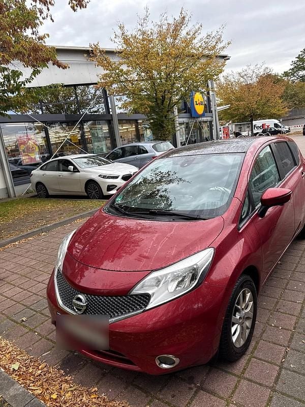 Gebraucht Nissan Note 80 PS (58 kW) 2013 Rot Kleinwagen