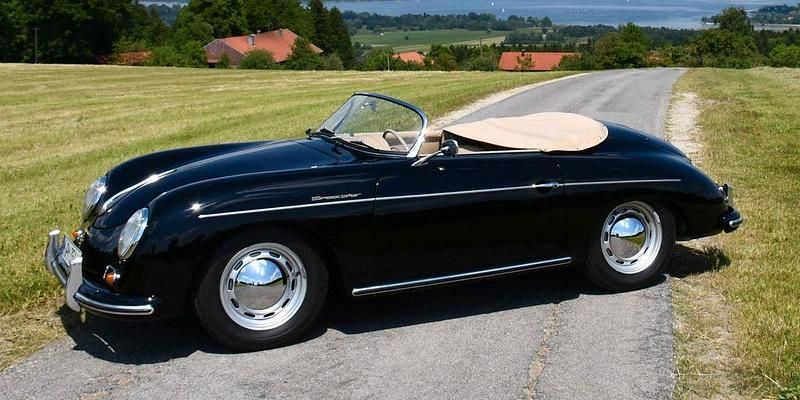 Gebraucht Porsche 356 75 PS (55 kW) 1956 Schwarz Cabrio