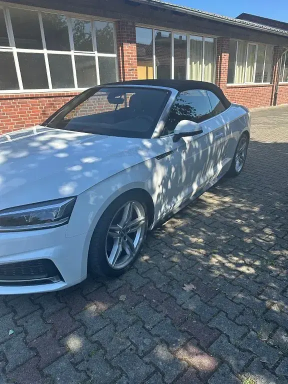 Gebraucht Audi A5 Cabriolet S-Line 190 PS (139 kW) 2019 Weiß Cabrio