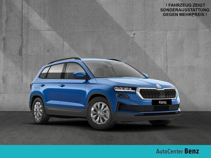 Blau Neu 2025 Skoda Karoq Selection SUV | 27.490 € (Guter Preis) - Bild 1/4