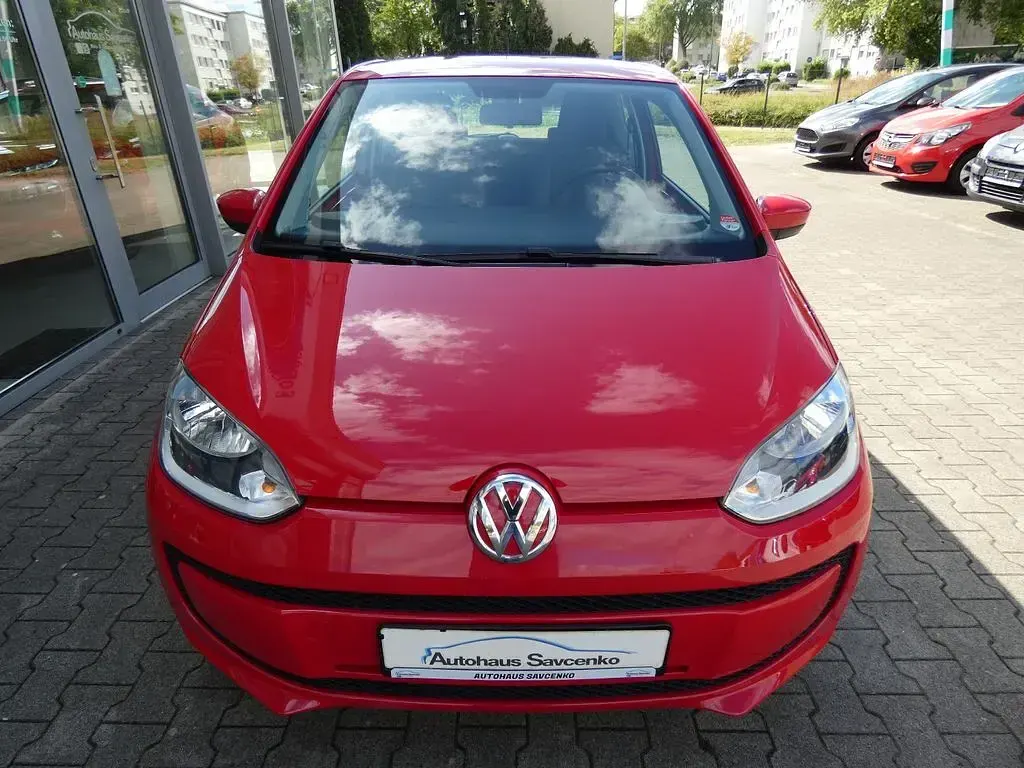Gebraucht VW up! move up! 60 PS (44 kW) 2013 Rot Kleinwagen