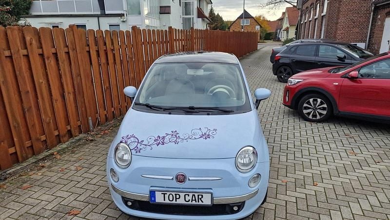 Gebraucht Fiat 500 Lounge 69 PS (50 kW) 2009 Azzurro Kleinwagen
