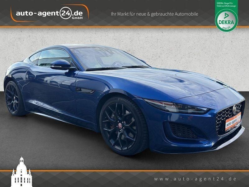 Bluefire (blau) metallic Gebraucht 2021 Jaguar F-Type R-Dynamic Coupé | 41.990 € (Fairer Preis) - Bild 1/4