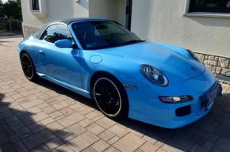 Blau Gebraucht 1999 Porsche 911 Carrera Cabriolet Cabrio | 39.900 € - Bild 1/4