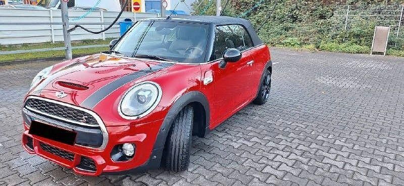 Rot Gebraucht 2017 Mini John Cooper Works Cabriolet Chili Cabrio | 21.600 € (Fairer Preis) - Bild 1/4