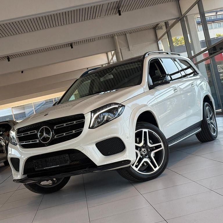 Weiß Gebraucht 2019 Mercedes GLS350 AMG line SUV | 48.991 € (Fairer Preis) - Bild 1/4