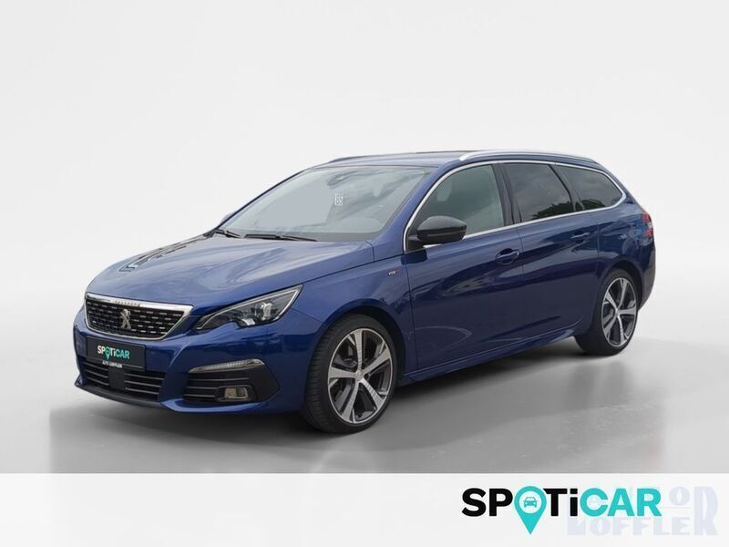 Blau Gebraucht 2019 Peugeot 308 GT Kombi | 18.490 € (Fairer Preis) - Bild 1/4