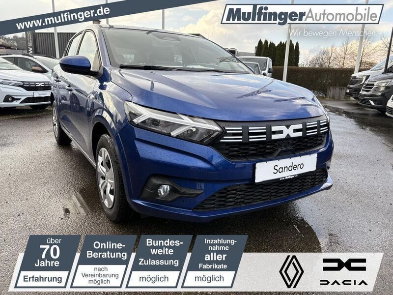Blau Neu 2024 Dacia Sandero Expression Kleinwagen | 17.470 € (Fairer Preis) - Bild 1/4