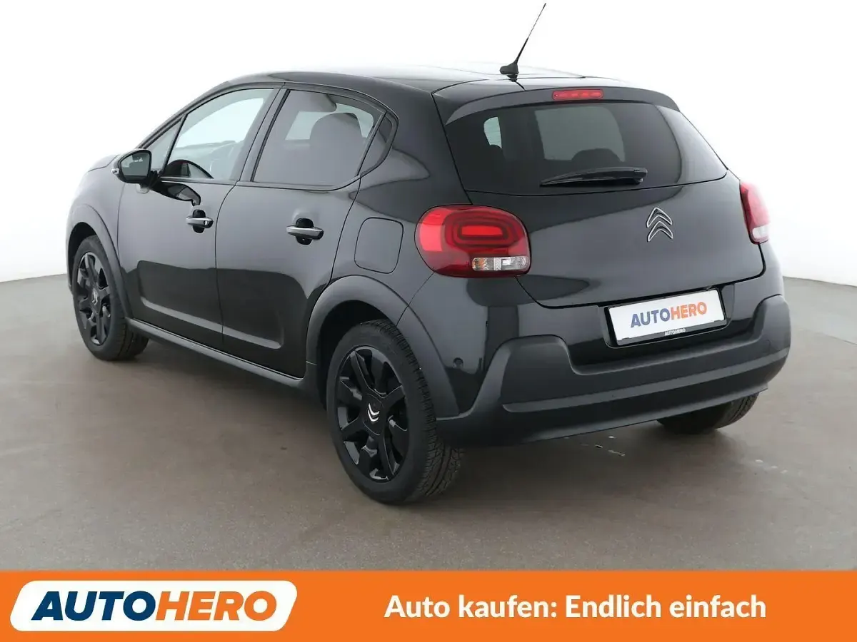 Gebraucht Citroën C3 PureTech 82 PS (60 kW) 2018 Schwarz Kleinwagen