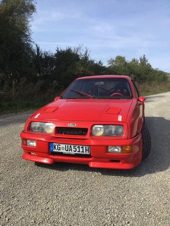 Gebraucht Ford Sierra 116 PS (85 kW) 1985 Rot Coupé