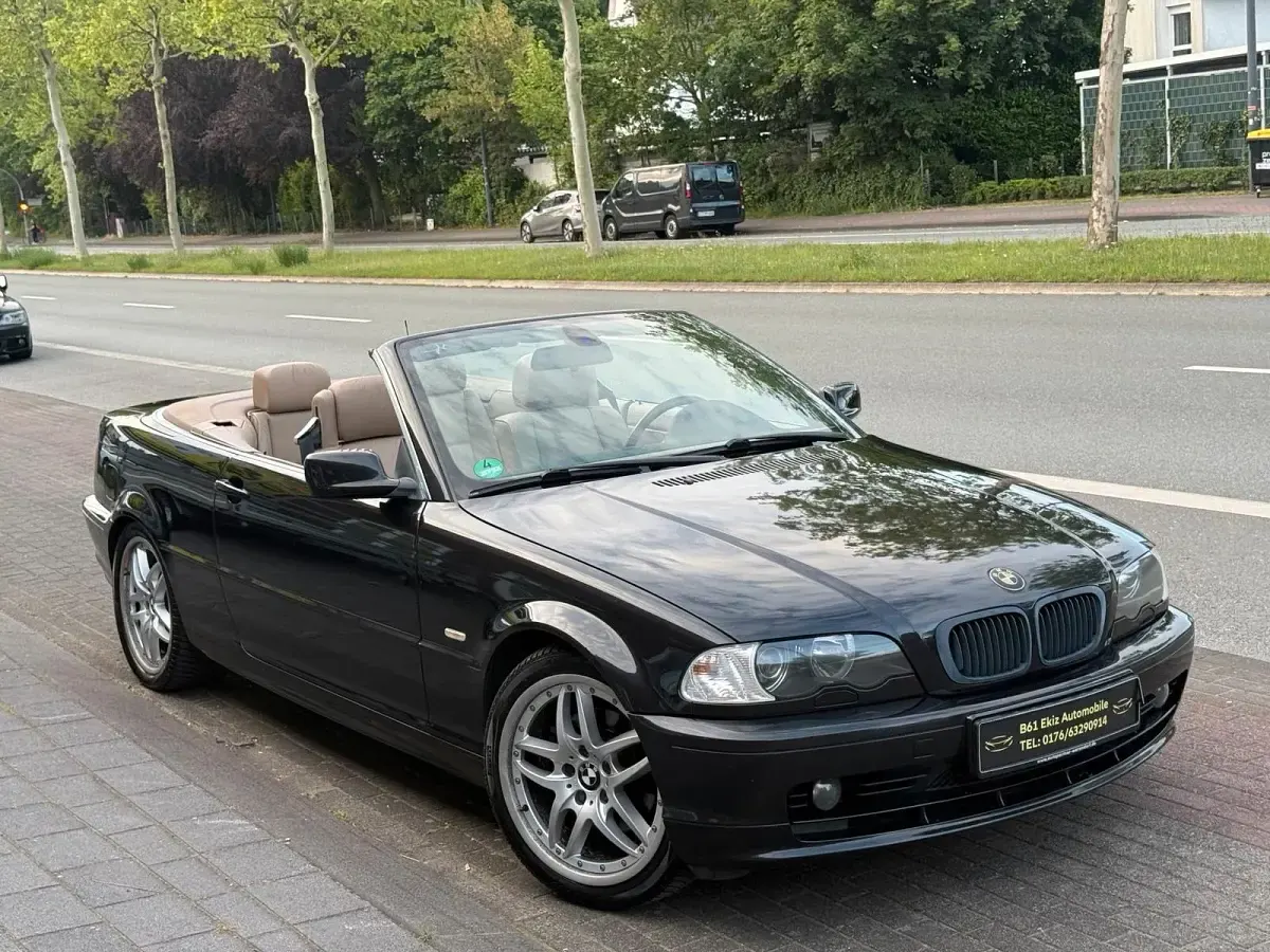 Gebraucht BMW 323 Cabriolet 170 PS (125 kW) 2000 Schwarz Cabrio