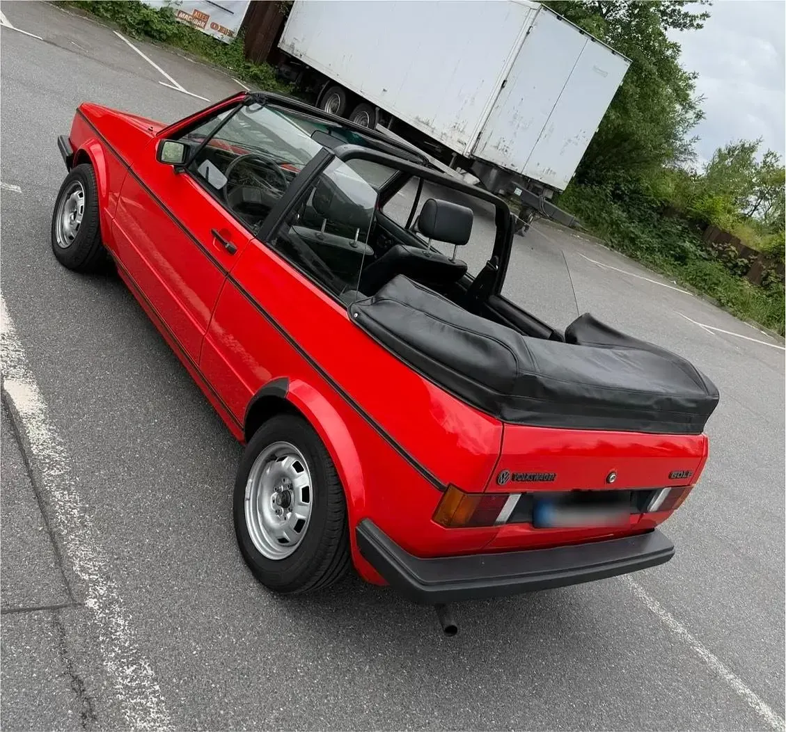 Gebraucht VW Golf Cabriolet 75 PS (55 kW) 1984 Rot Cabrio