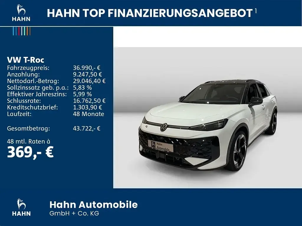 Gebraucht VW T-Roc R-line 150 PS (110 kW) 2026 Weiß SUV