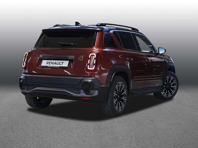 Neu Renault 4 E-Tech Iconic 110 kW (150 PS) 2025 Karmesinrot + dach black pearlschwarz (rot) SUV