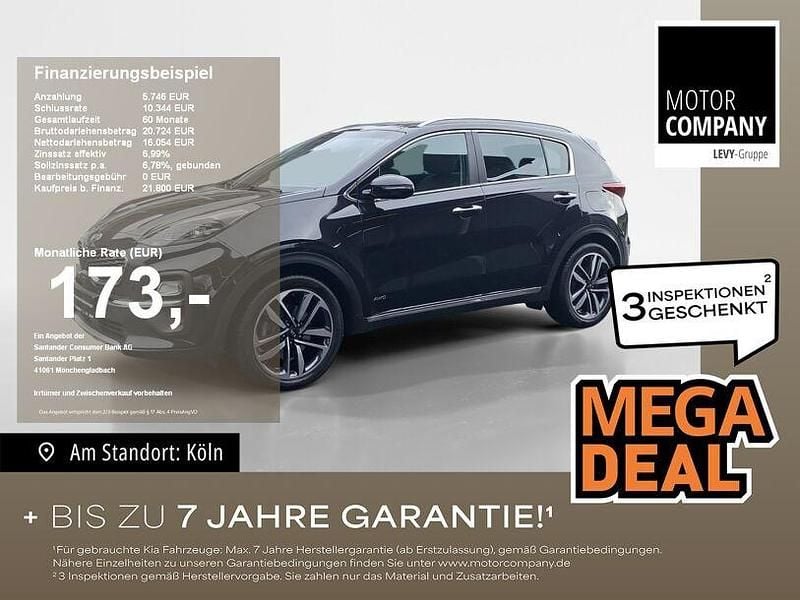 Schwarz Gebraucht 2021 Kia Sportage Platinum Edition SUV | 21.800 € (Guter Preis) - Bild 1/4