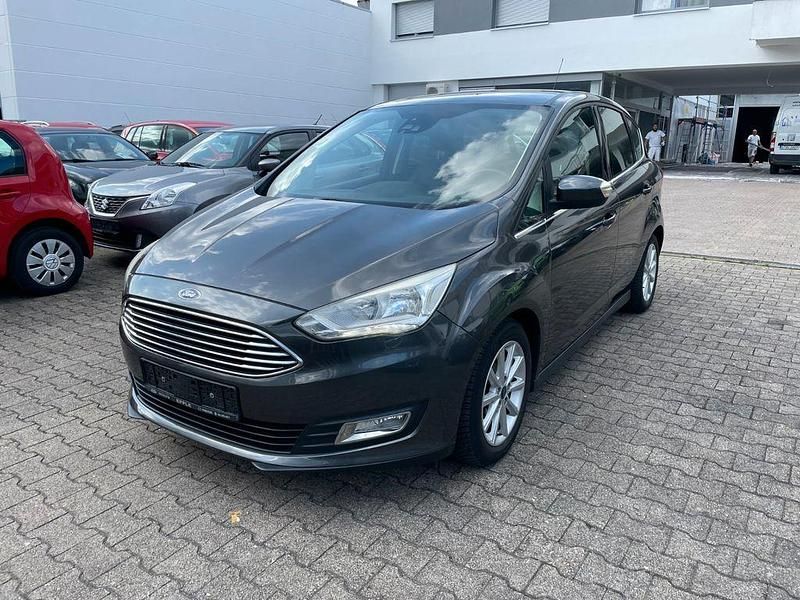 Grau Gebraucht 2015 Ford C-MAX Titanium Van / Kleinbus | 8.995 € (Fairer Preis) - Bild 1/4