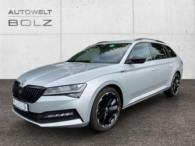 Silber Gebraucht 2022 Skoda Superb SportLine Kombi | 32.990 € (Guter Preis) - Bild 1/4