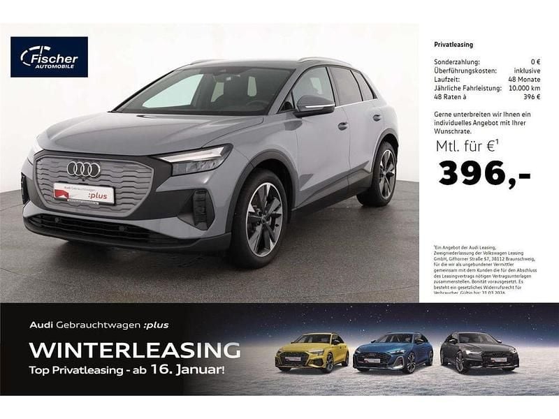 Grau Gebraucht 2024 Audi Q4 e-tron Ambiente SUV | 38.940 € (Superpreis) - Bild 1/4